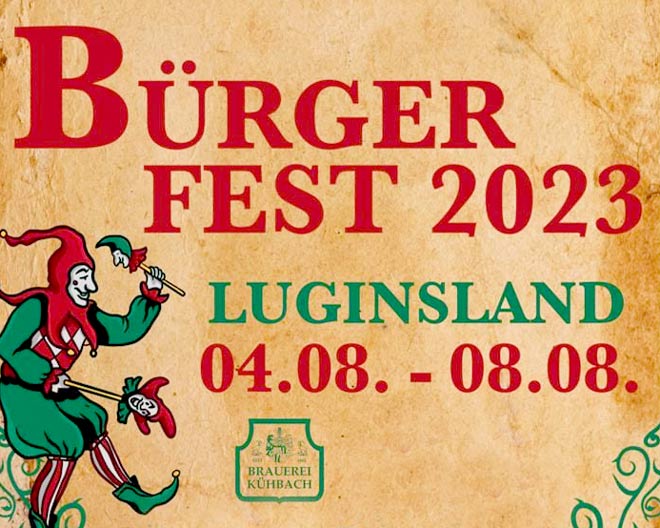 Grafik Bürgerfest Luginsland 2023