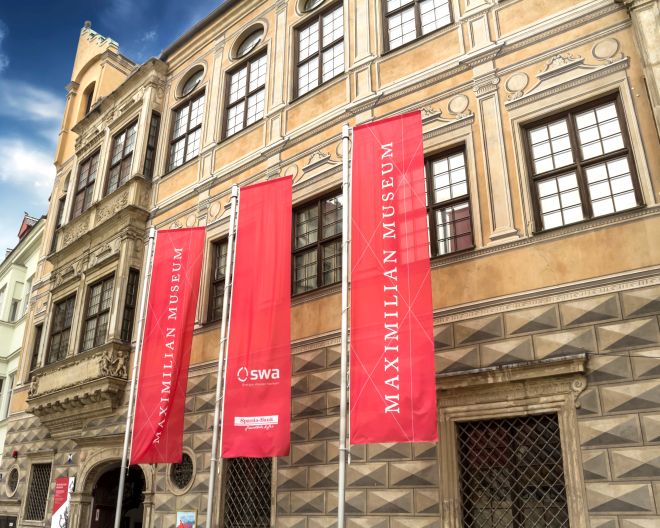 Außenfassade Maximilianmuseum Augsburg
