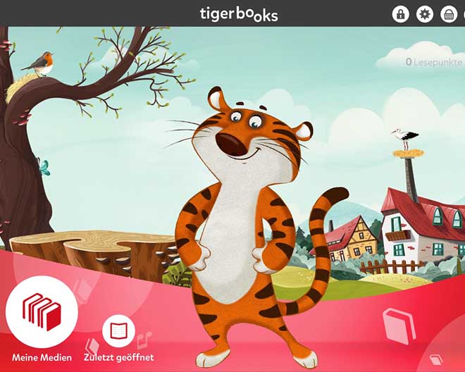 tigerbooks Tablet App Stadtbücherei Augsburg