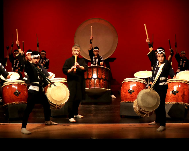 Trommler Drums of Japan Kokubu Musik Konzert Augsburg