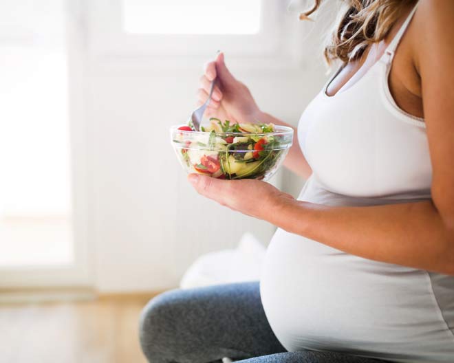 Schwangerschaft Salat Ernährung