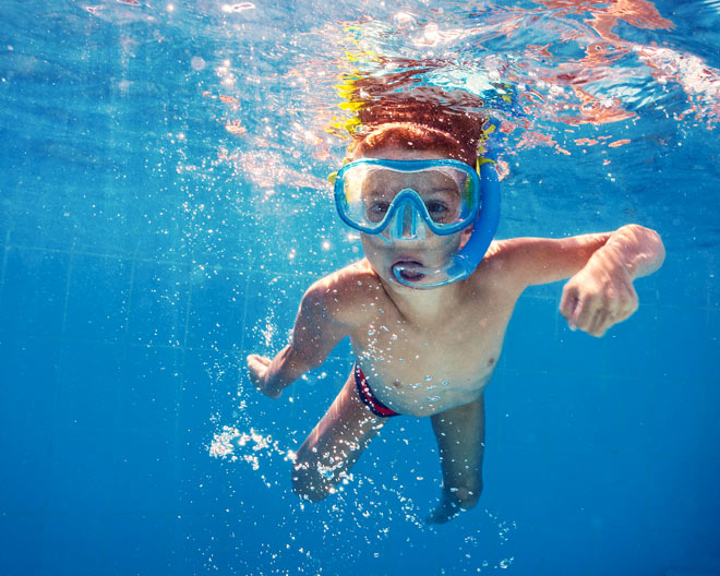 Tauchen Schwimmen Taucherbrille Wasser