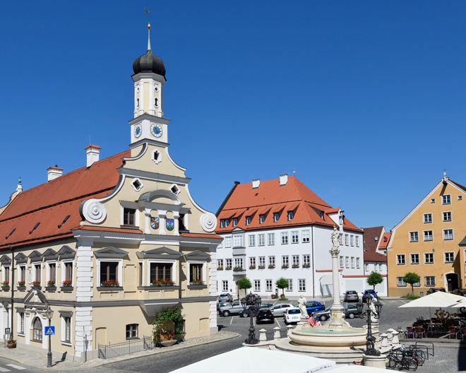 Friedberg Marienplatz Rathaus