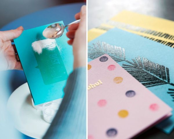 Bastelkiosk stempeln Embossing