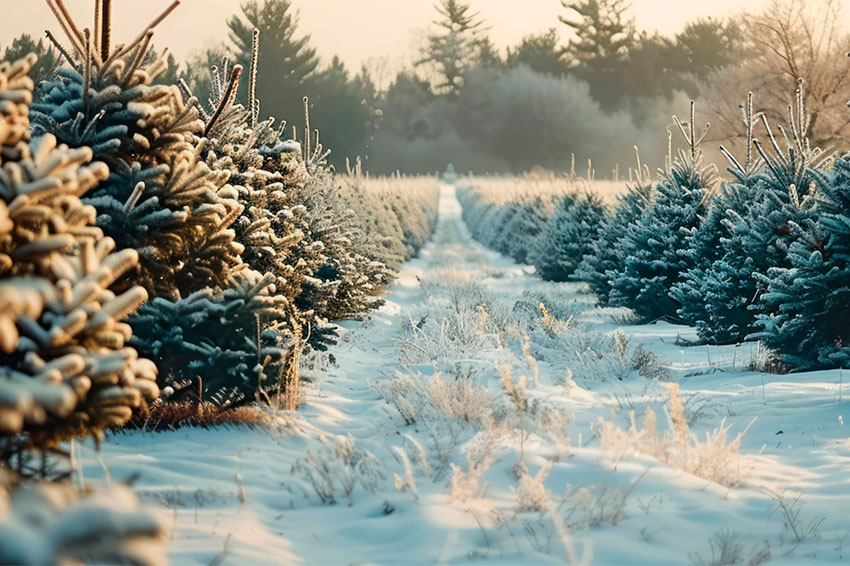 Christbaum Weihnachtsbaum verkauf schlagen Wald Kultur