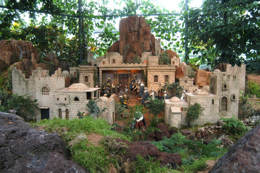 Ausstellung Orientalische Rundkrippe Botanischer Garten