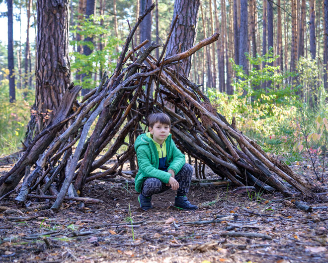 Wald Natur outdoor Spaziergang Waldkindergarten