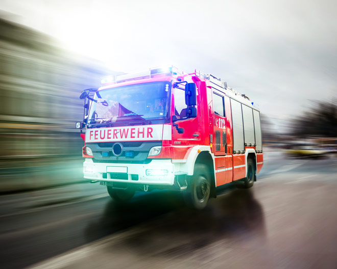 Feuerwehr Einsatz Auto Feuerwehrwagen