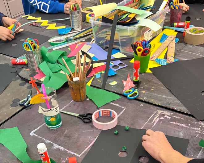 Kunst Kindervernissage Edwin-Scharff-Museum Museum