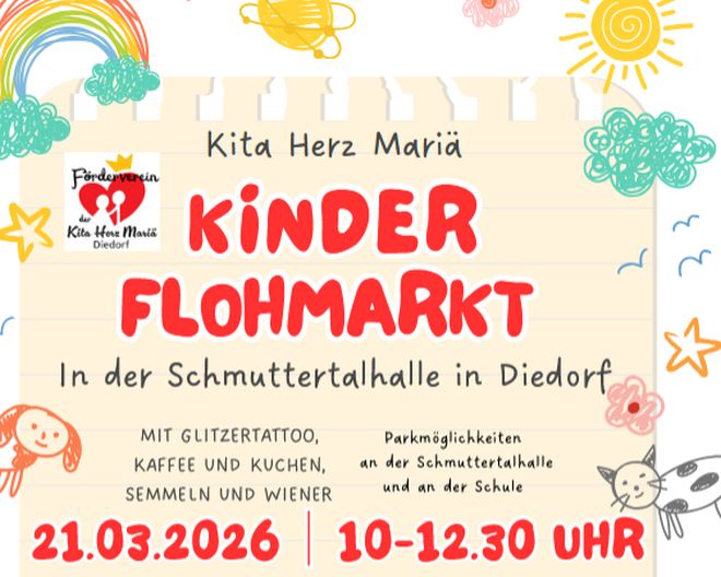 Kita Herz Mariä Diedorf Kinderflohmarkt Frühjahr 2026_WEB Kinderflohmarkt