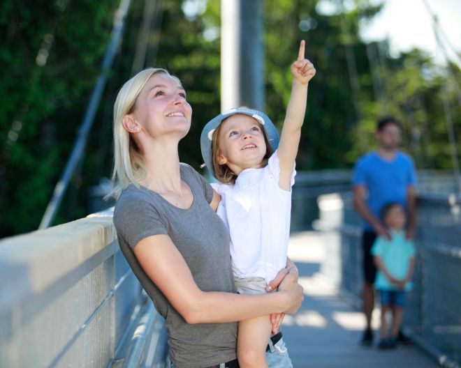 Waldwelt Skywalk Allgäu Mutter Familie Muttertag