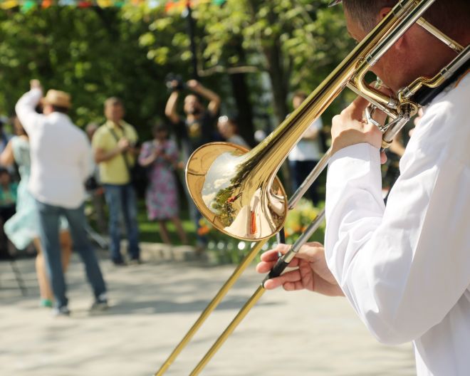 Straßenmusik jazz open air festival