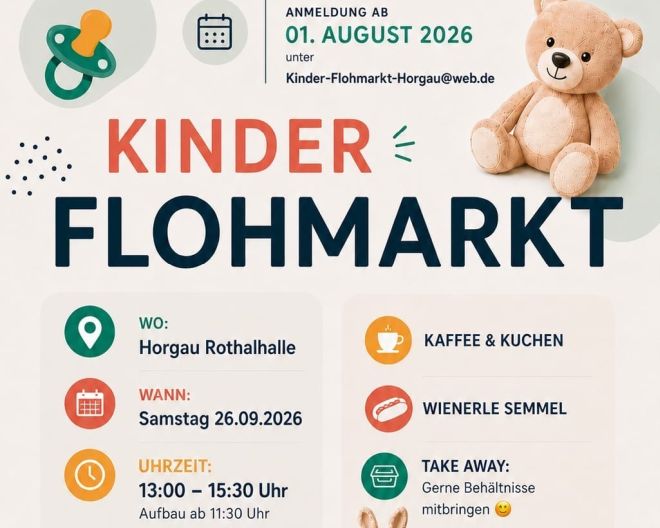 Kinderflohmarkt Horgau Herbst 2026