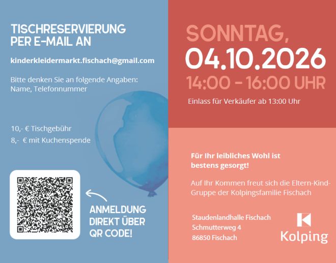Kinderflohmarkt Fischach Herbst 2026_WEB