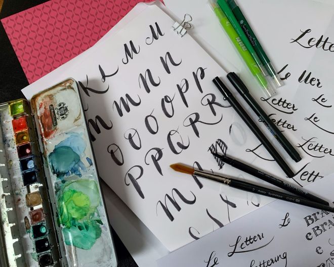 Handlettering schriftspur Wittelsbacher Schloss