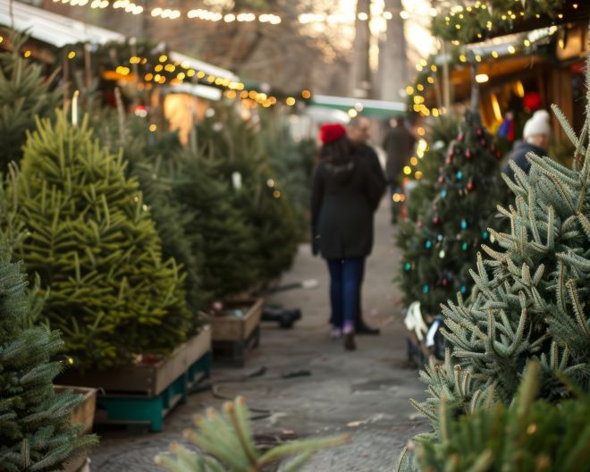 Christmas tree fair garten-reiter